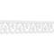 Ekena Millwork Metamora Architectural Grade PVC Running Trim, 8"H x 5/8"P x 48"L RUNP08X0625X48MET - alternate 1